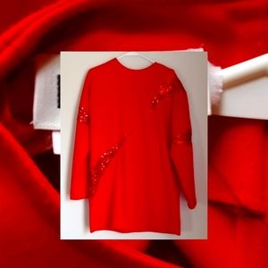 Evans Red Sequin Top/Dress